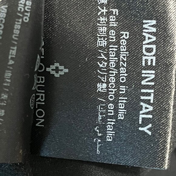 MARCELO BURLON  Leona Velvet Draped Top Size 44 (Medium) - Picture 8 of 9